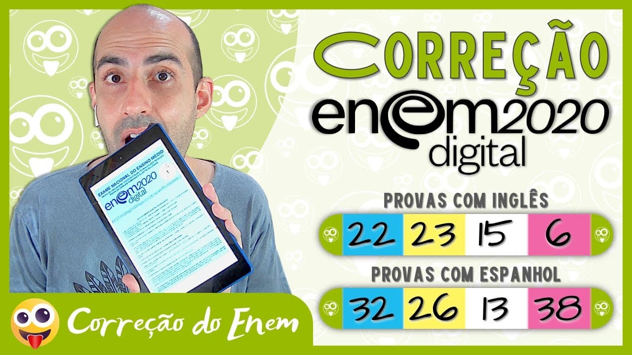 Thumbnail: [CORREÇÃO DO ENEM] Questão 22 - Enem 2020 digital - Prova azul (Inglês) ▷ Caso pluvioso