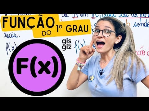 Thumbnail da aula: FUNÇÃO DO 1 GRAU | FUNÇÃO AFIM |  \Prof. Gis/- AULA 1