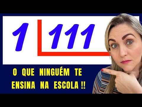 Thumbnail da aula: 🤯COMO FAZER DIVISÃO DA MANEIRA CORRETA? EU TE ENSINO!! Matemática básica todo dia.📚🚀