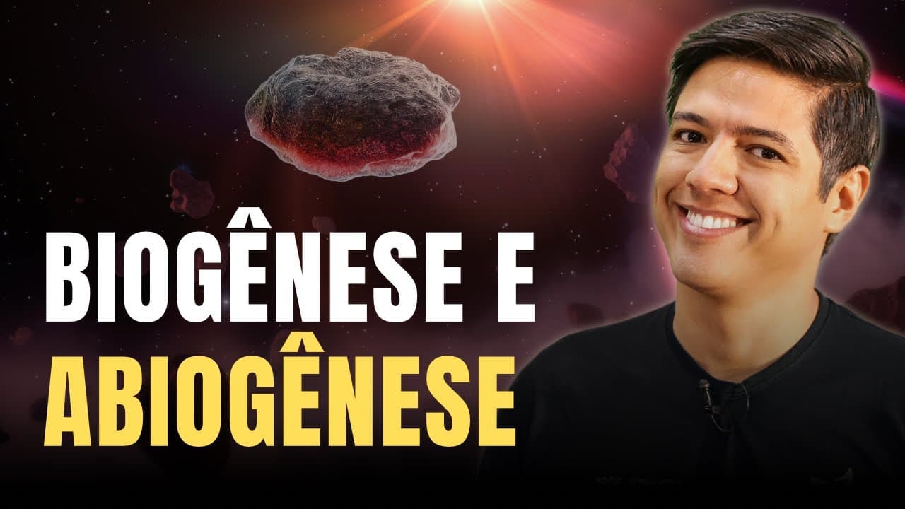 Thumbnail: BIOGÊNESE E ABIOGÊNESE - DIFERENÇAS - Origem da Vida | Biologia com Kennedy Ramos
