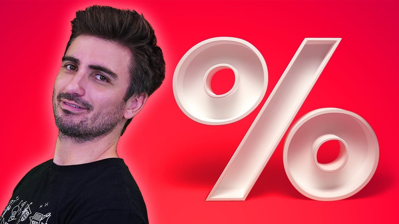 Thumbnail: PORCENTAGEM: introdução e dicas para calcular