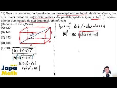Thumbnail da aula: Prova EFOMM Resolvida(2010 - 2011) - Matemática - Questão 19