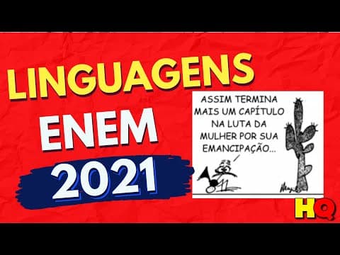 Thumbnail da aula: ENEM 2021 - Quando neném nascer renunciarei