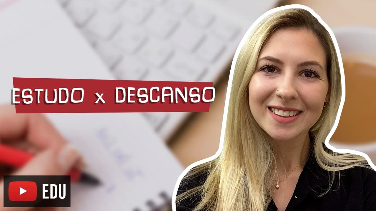 Thumbnail: ESTUDO x DESCANSO - DICAS DE ESTUDO - BIOEXPLICA