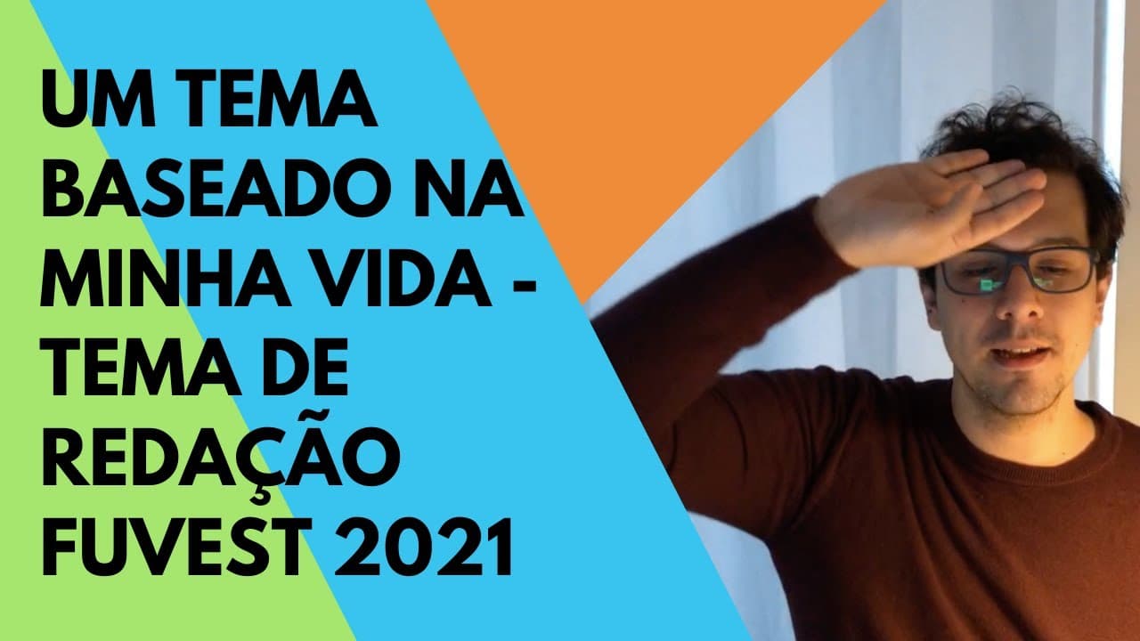 Thumbnail: O mundo contemporâneo está fora de ordem? - FUVEST 2021 - Tema de redação