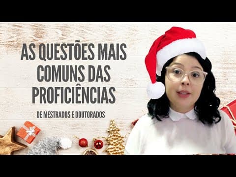 Thumbnail da aula: Quais são as questões mais comuns das proficiências?