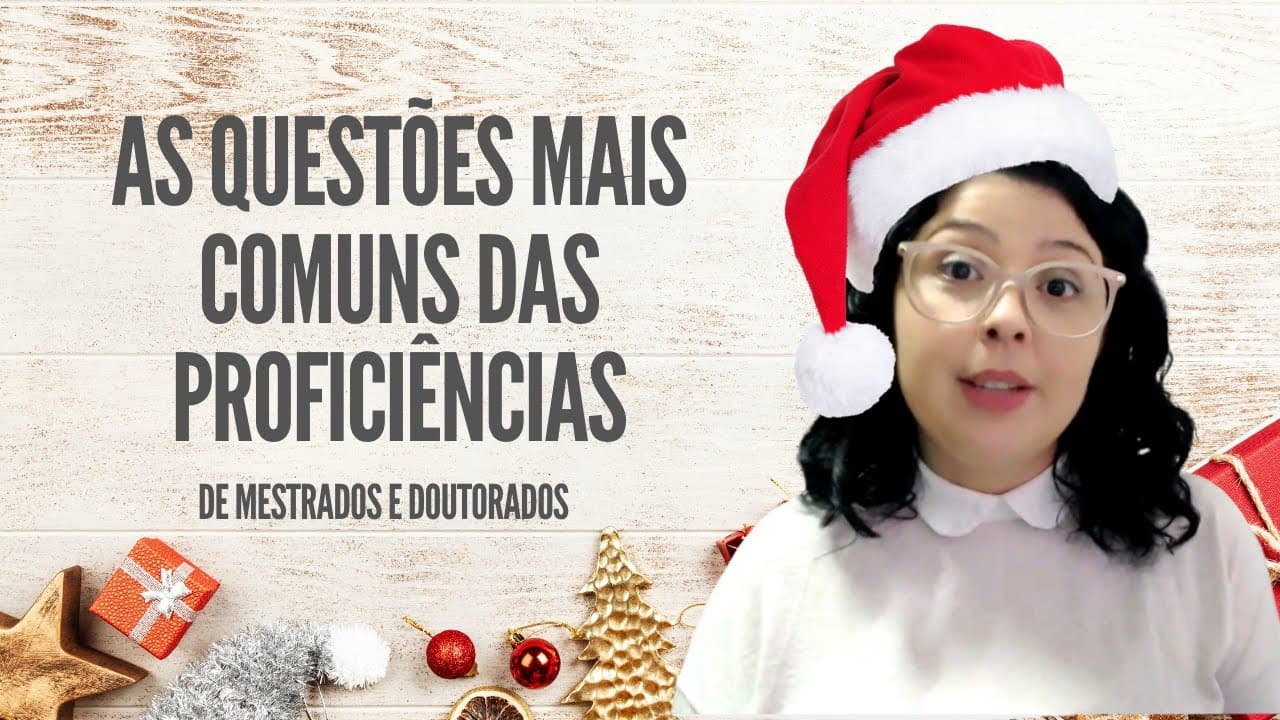 Thumbnail: Quais são as questões mais comuns das proficiências?