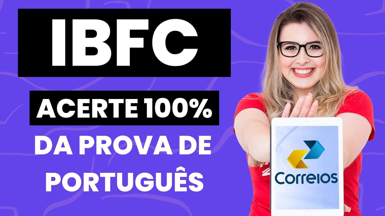 Thumbnail: COMO GABARITAR PORTUGUÊS NA BANCA IBFC (Gramática para Concursos) - Professora Pamba