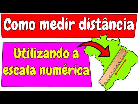 Thumbnail da aula: aprenda a calcular distância no mapa utilizando a escala numerica