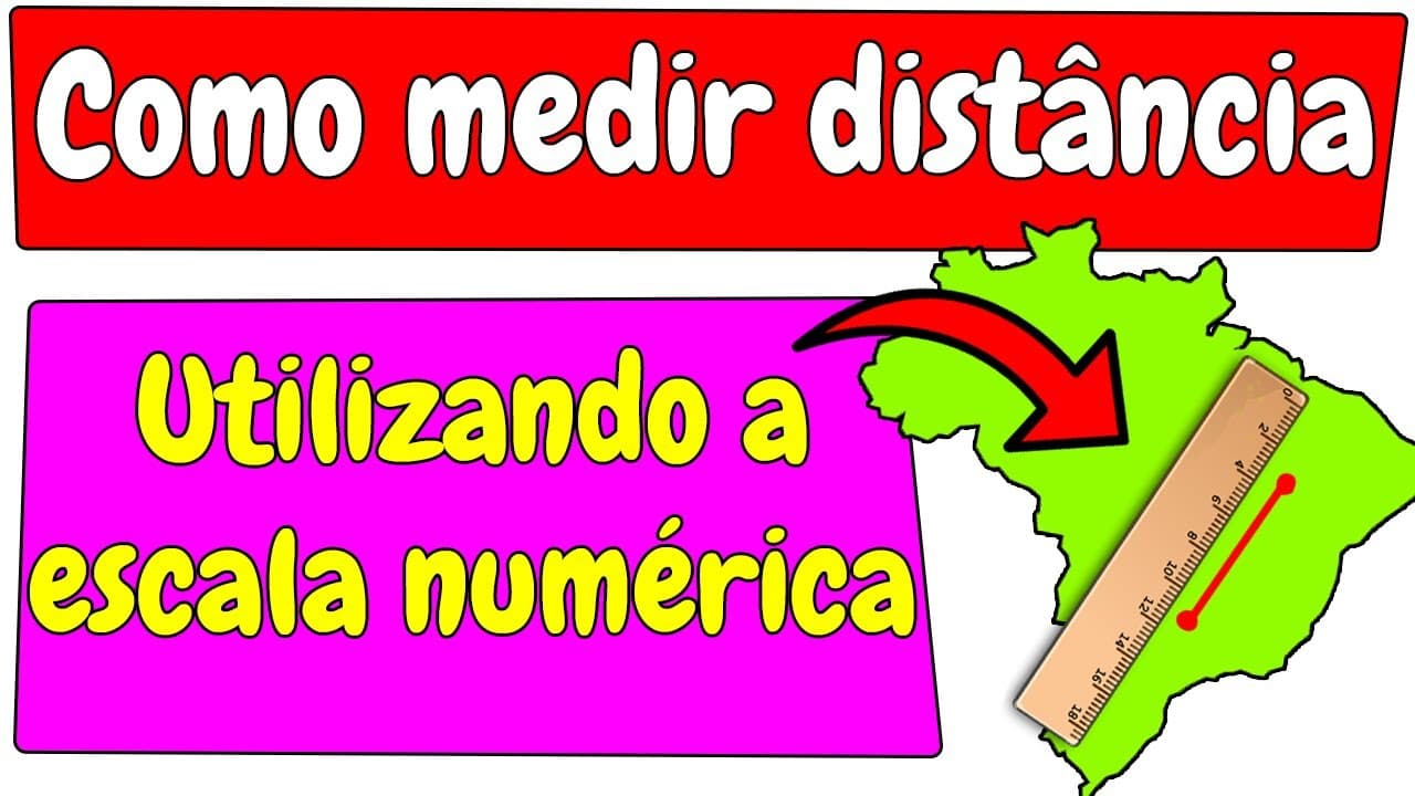 Thumbnail: aprenda a calcular distância no mapa utilizando a escala numerica