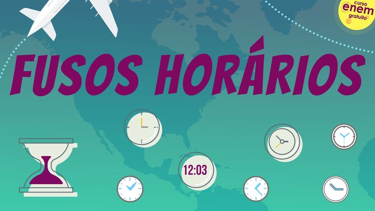 Thumbnail: FUSOS HORÁRIOS | Resumo de Geografia para o Enem