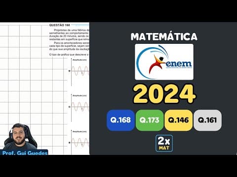 Thumbnail da aula: Resolução Matemática ENEM 2024 - Questão 168 - Caderno Azul | Projetistas de uma fábrica de