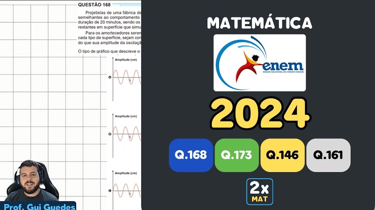 Thumbnail: Resolução Matemática ENEM 2024 - Questão 168 - Caderno Azul | Projetistas de uma fábrica de
