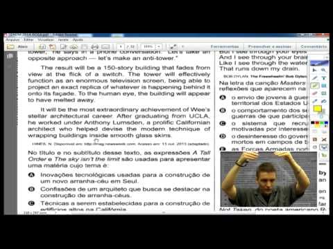Thumbnail da aula: Correção ENEM 2014 - Ingles