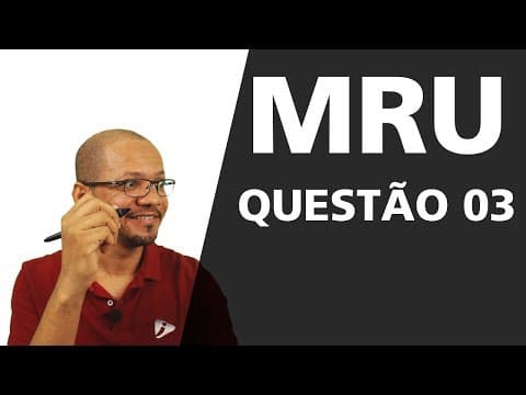Thumbnail da aula: Questão 3 - Movimento Retilíneo Uniforme - Questão resolvida