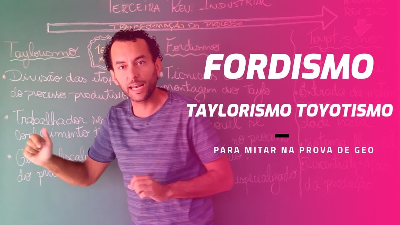 Thumbnail: Taylorismo - Fordismo - Toyotismo - Geografia