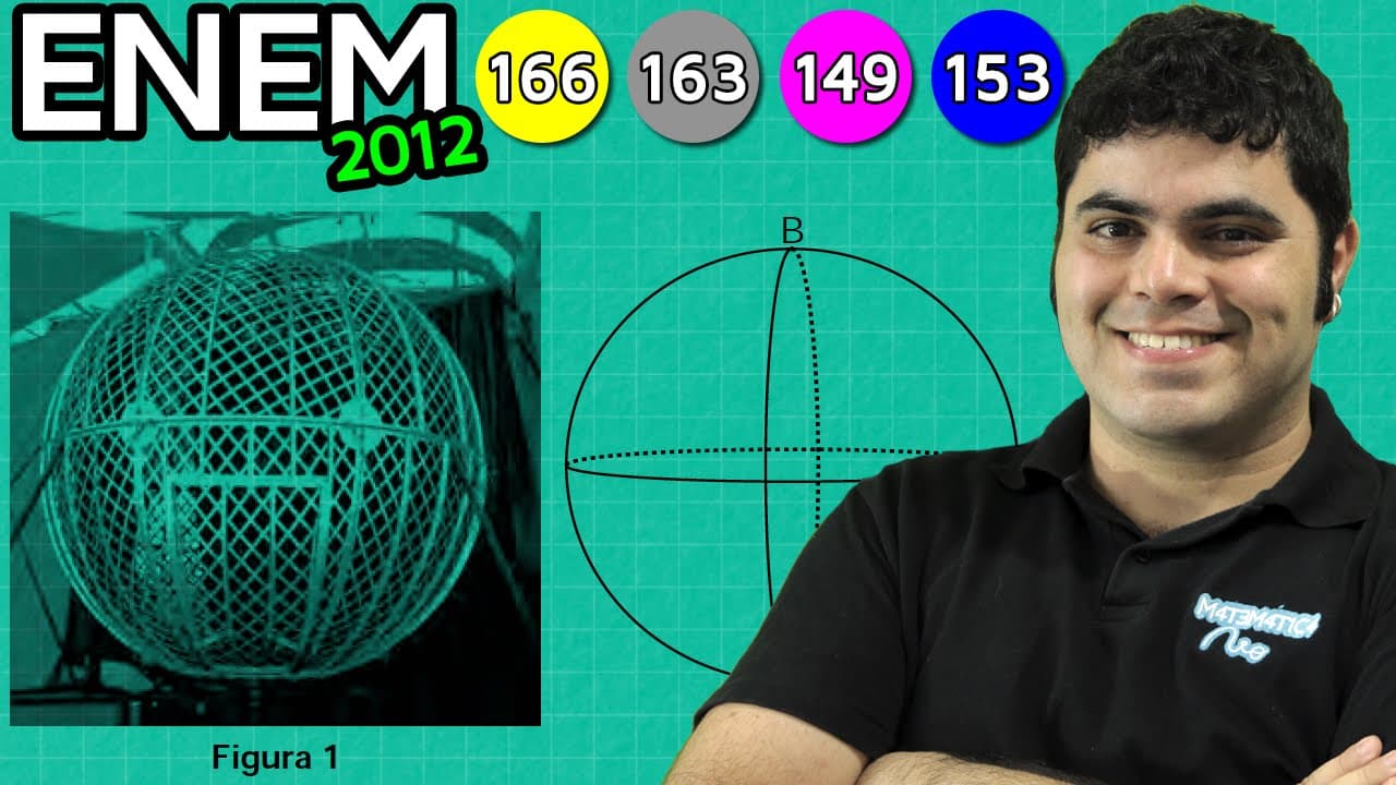 Thumbnail: ENEM 2012 Matemática #18 - Projeção Ortogonal do Trajeto do Motoqueiro (pegadinha!)