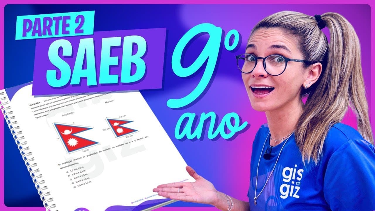 Thumbnail: SAEB 9º ANO MATEMÁTICA | SIMULADO PREPARATÓRIO