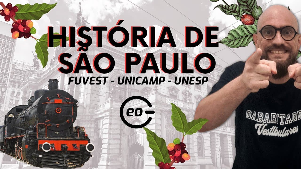 Thumbnail: Fuvest 2026 | História de São Paulo | Conteúdo específico |