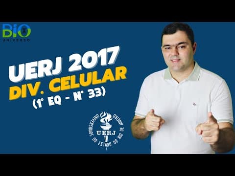 Thumbnail da aula: UERJ 2017 (1º EQ) QUESTÃO 33 - Considere um animal que possui oito cromossomos