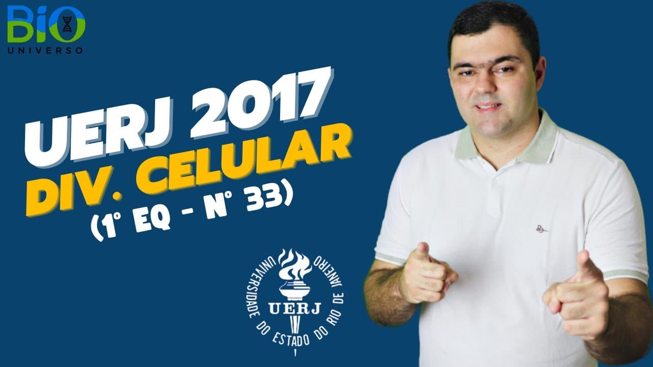 Thumbnail: UERJ 2017 (1º EQ) QUESTÃO 33 - Considere um animal que possui oito cromossomos