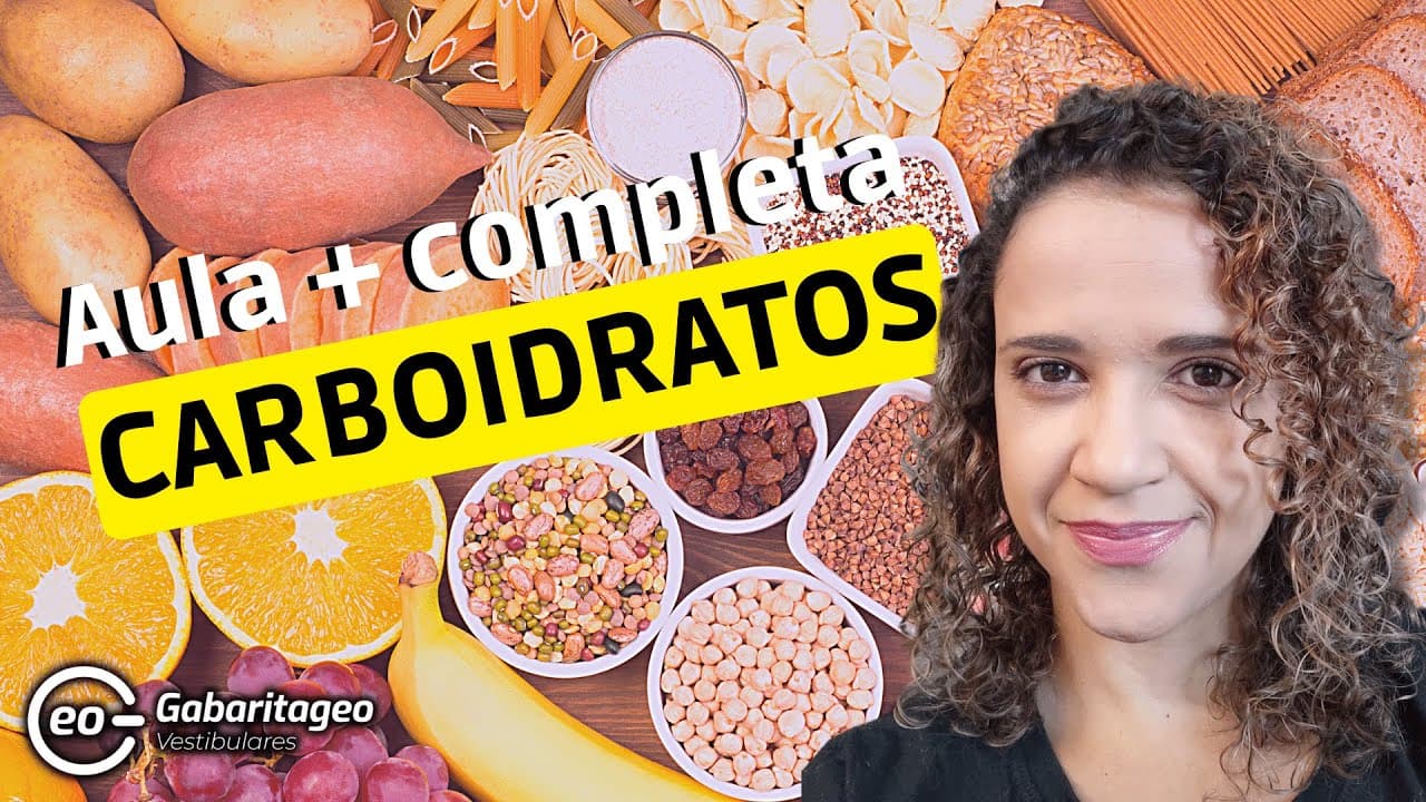 Thumbnail: CARBOIDRATOS - COMPOSTOS ORGÂNICOS - BIOQUÍMICA | GabaritaGeo