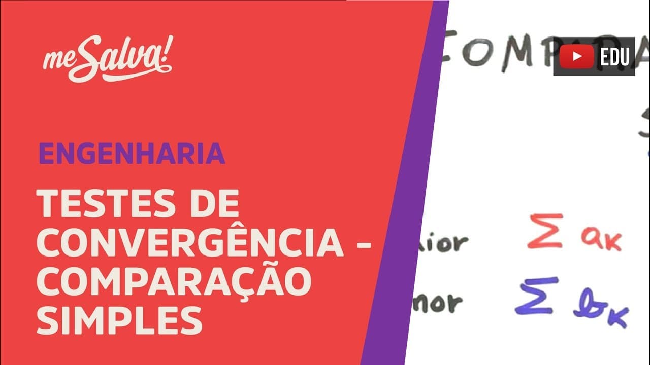 Thumbnail: Me Salva! SER16 - Testes de convergência - Comparação simples