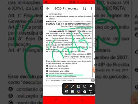 Thumbnail da aula: Questão 24 Enem 2020 caderno azul linguagens