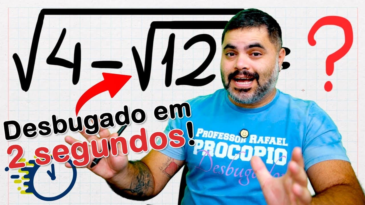 Thumbnail: 💡 RADICAIS DUPLOS EM 2 SEGUNDOS ⌛ Como resolver um RADICAL DUPLO de um jeito MUITO RÁPIDO E FÁCIL?