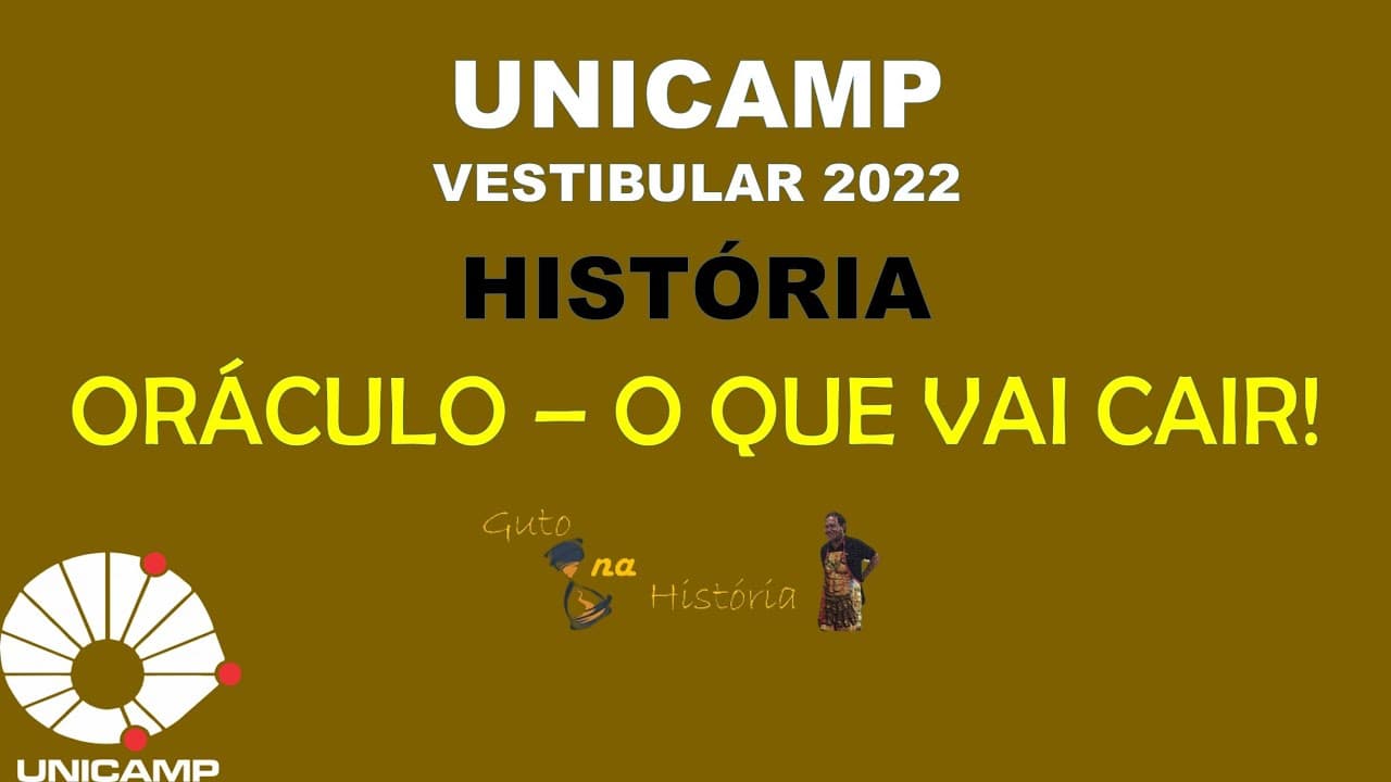 Thumbnail: UNICAMP 2022 - História - O que cai! no Vestibular