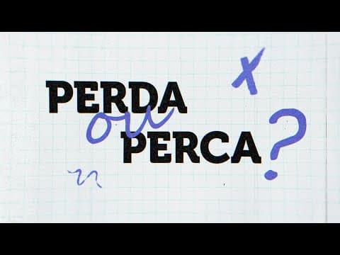 Thumbnail da aula: Perda ou Perca - Brasil Escola