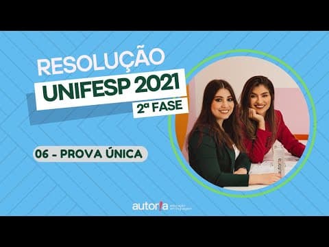 Thumbnail da aula: Resolução UNIFESP 2021 (2ª fase) - Autoria Linguagem - Questão 06 | Linguagens, prova única