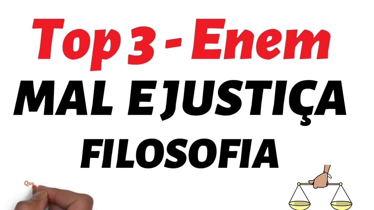Thumbnail: Filosofia Bem e Mal  Enem - Top 3 dos assuntos