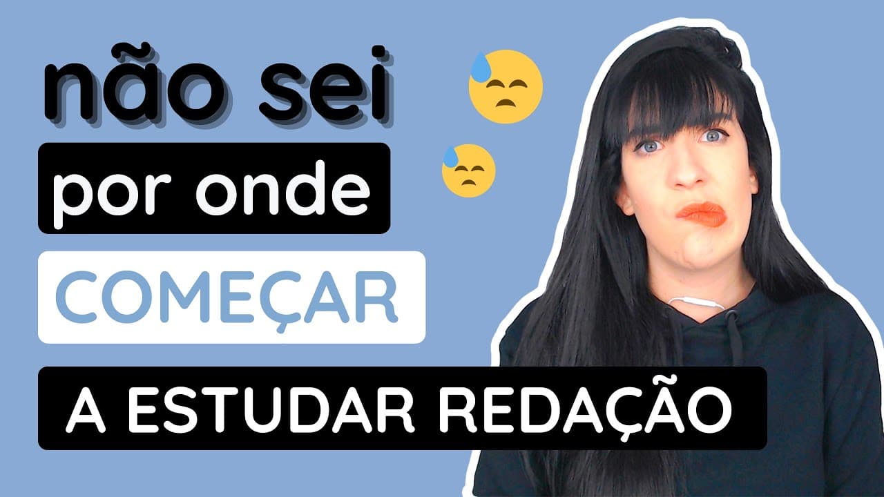 Thumbnail: Por onde começar a estudar redação Enem?