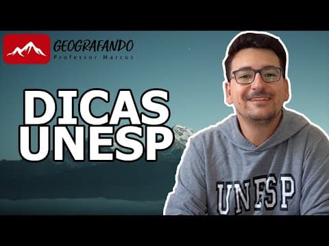 Thumbnail da aula: UNESP - Dicas de Geografia [1/2]