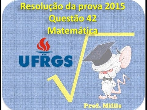 Thumbnail da aula: Questão 42 UFRGS 2015 Matemática - área do quadrilátero