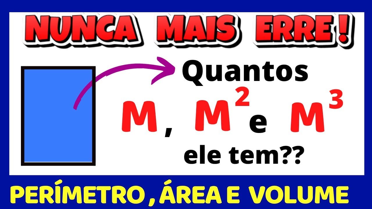 Thumbnail: 😱APRENDA A DIFERENÇA ENTRE ELES E COMO CALCULAR CADA UM!!!