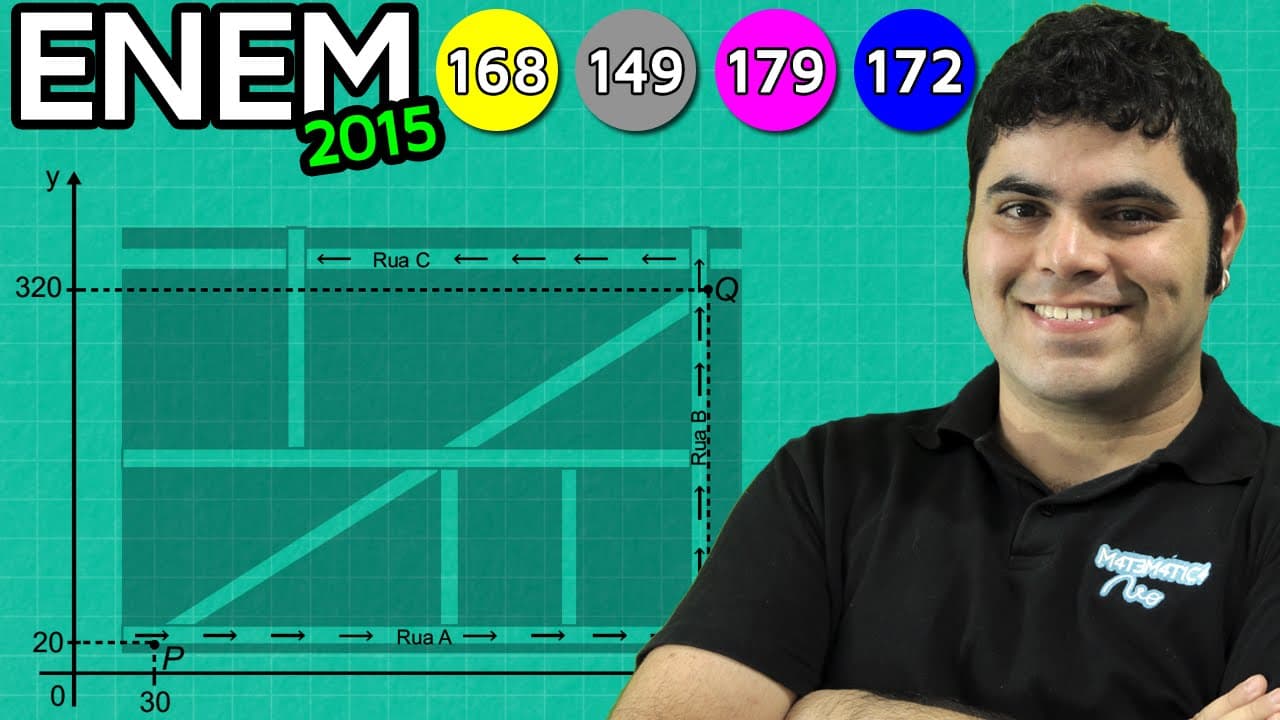 Thumbnail: ENEM 2015 Matemática #37 - Coordenadas num Plano Cartesiano (com pegadinha)