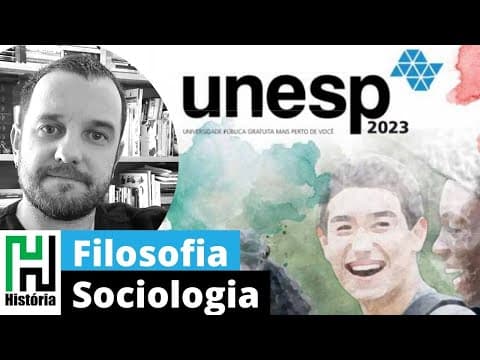 Thumbnail da aula: RESOLUÇÃO UNESP 2023 | Filosofia e Sociologia | Gabarito Comentado
