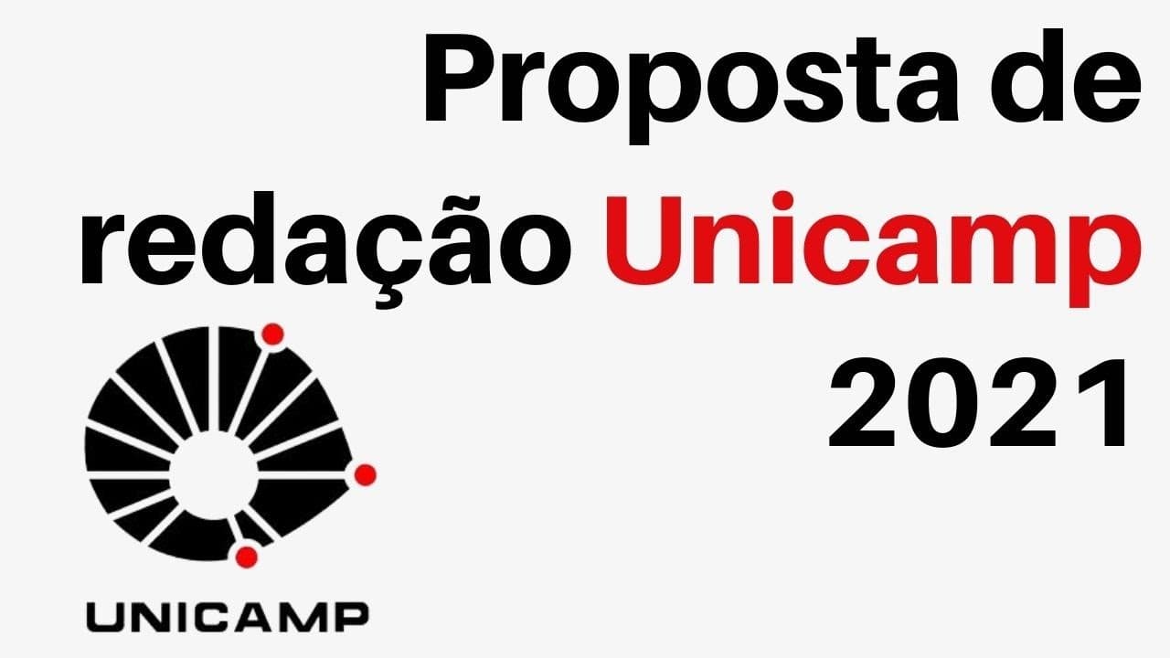 Thumbnail: Proposta de redação Unicamp 2021