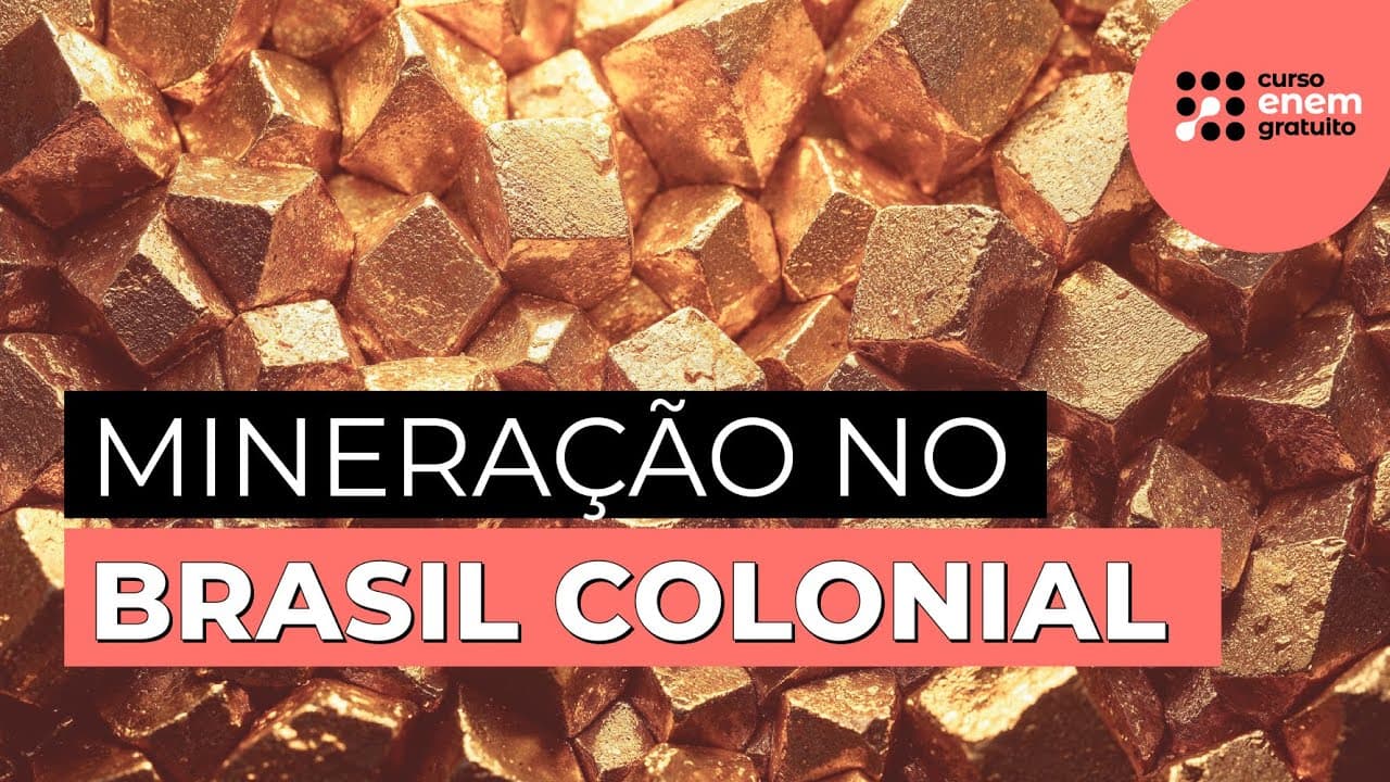 Thumbnail: MINERAÇÃO NO BRASIL COLONIAL | História para o Enem | Felipe Oliveira