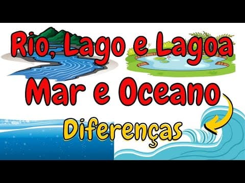 Thumbnail da aula: Mar, Oceano, Lago, Lagoa e Rio - Entenda as diferenças