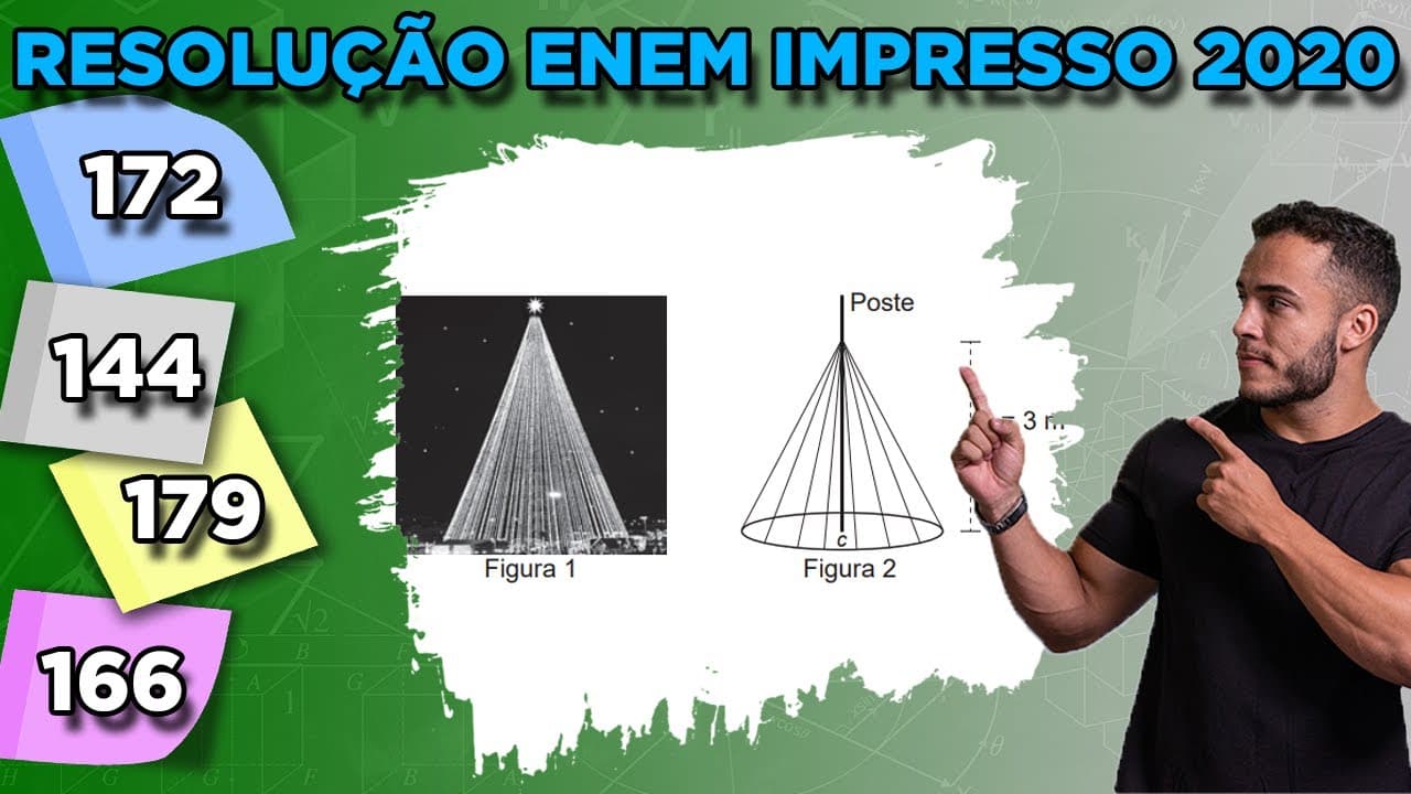 Thumbnail: 🔵 Questão 172 - Caderno Azul | Geometria Espacial | MATEMÁTICA ENEM 2020