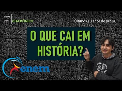 Thumbnail da aula: O que cai em História no ENEM? | Últimos 10 anos