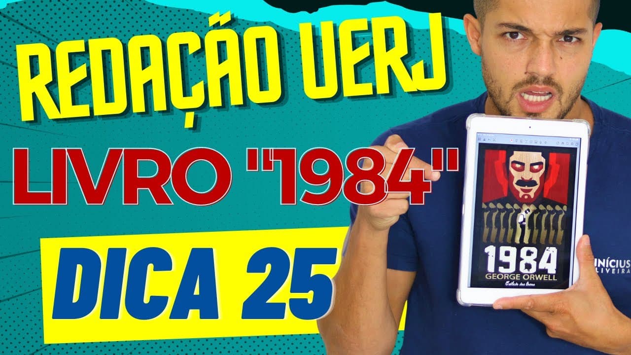 Thumbnail: Como estudar para a UERJ 2021 em pouco tempo | Redação UERJ 2021 | PROFINHO da REDAÇÃO