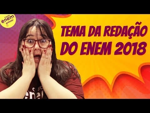Thumbnail da aula: REDAÇÃO ENEM 2018: MANIPULAÇÃO DO COMPORTAMENTO DO USUÁRIO PELO CONTROLE DE DADOS NA INTERNET