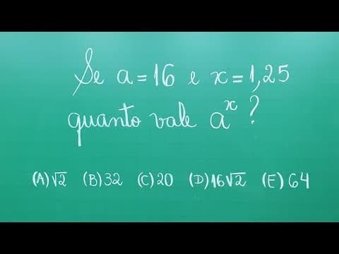 Thumbnail da aula: VALOR NUMÉRICO COM POTENCIAÇÃO - Professora Angela Matemática