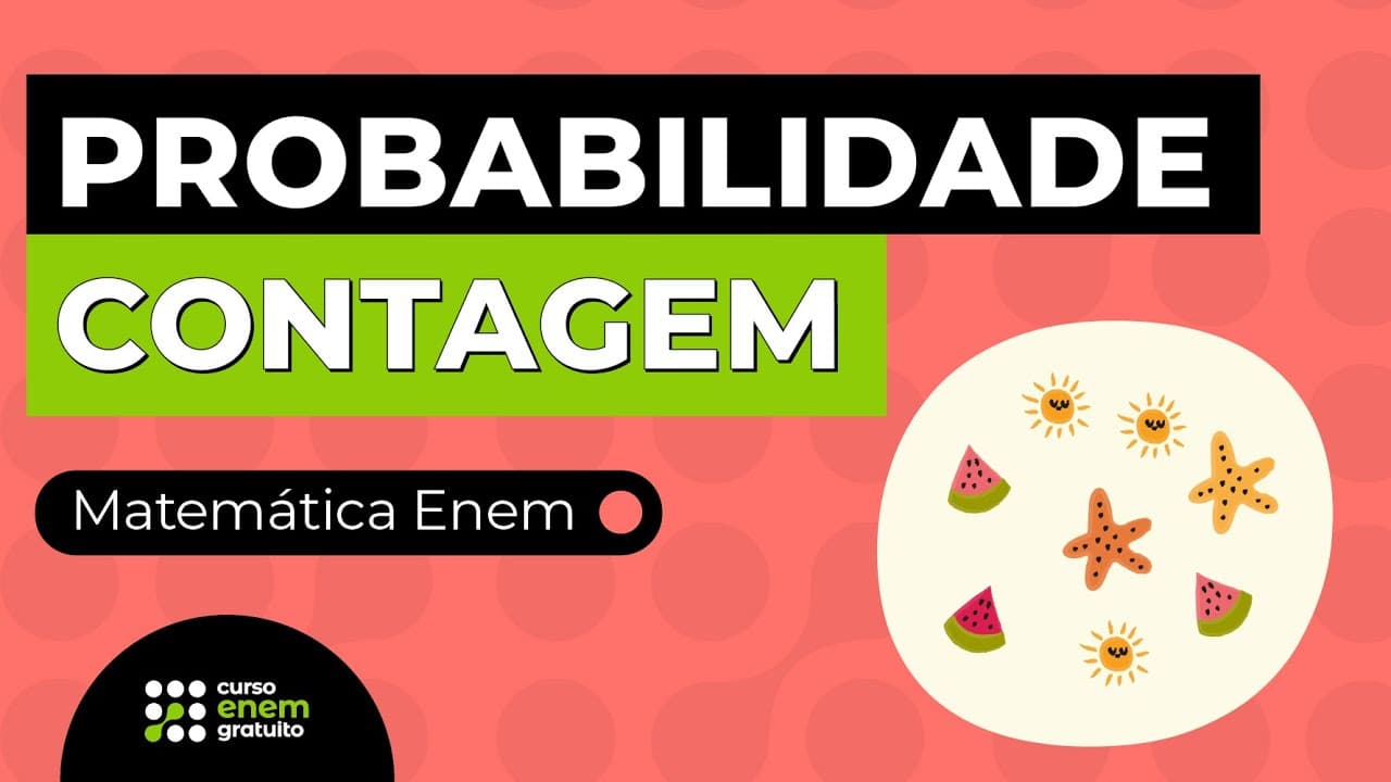 Thumbnail: PROBABILIDADE: contagem | Matemática para o Enem | Lucas Borguezan