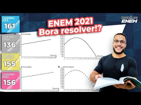 Thumbnail da aula: 🟣 Questão 161 - Caderno Azul | Função do 2 Grau | MATEMÁTICA ENEM 2021