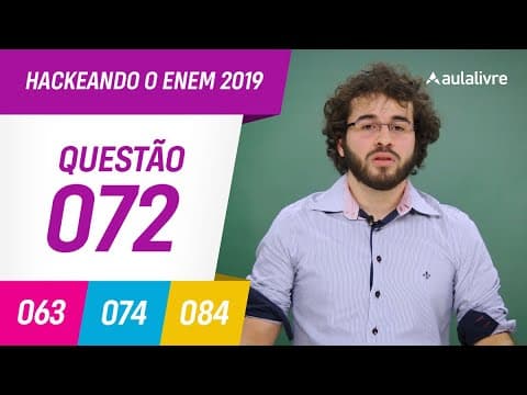 Thumbnail da aula: Enem 2019 | Filosofia: subjetivação | Questão 72 (branco)